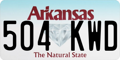 AR license plate 504KWD