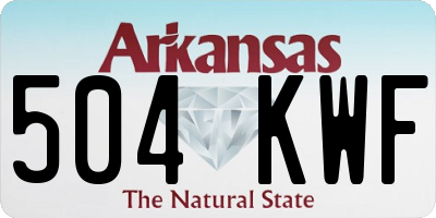 AR license plate 504KWF