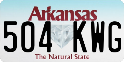 AR license plate 504KWG