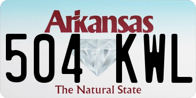 AR license plate 504KWL