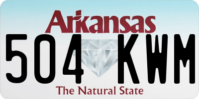 AR license plate 504KWM