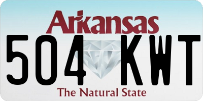 AR license plate 504KWT