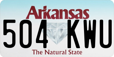 AR license plate 504KWU