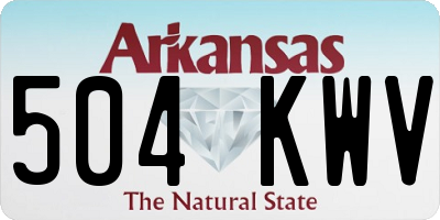 AR license plate 504KWV