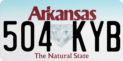 AR license plate 504KYB