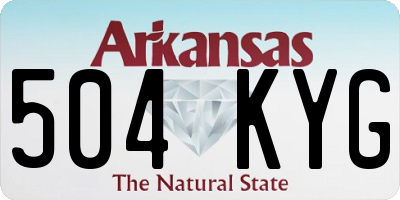 AR license plate 504KYG