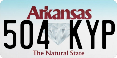 AR license plate 504KYP