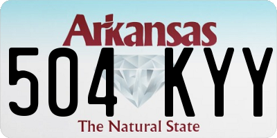 AR license plate 504KYY