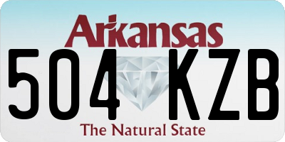 AR license plate 504KZB