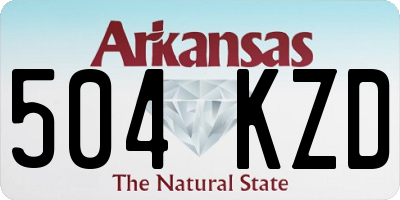 AR license plate 504KZD