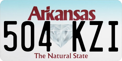AR license plate 504KZI