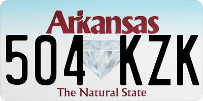 AR license plate 504KZK