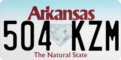 AR license plate 504KZM