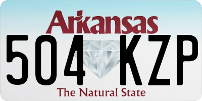 AR license plate 504KZP
