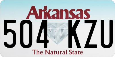 AR license plate 504KZU