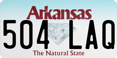 AR license plate 504LAQ