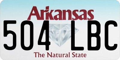 AR license plate 504LBC