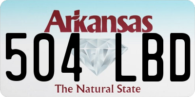 AR license plate 504LBD