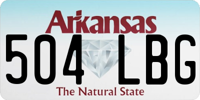 AR license plate 504LBG