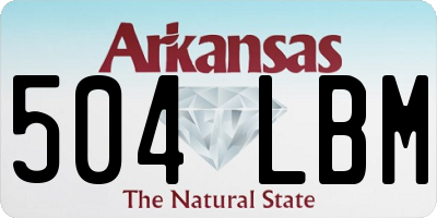 AR license plate 504LBM