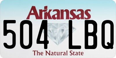 AR license plate 504LBQ