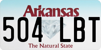 AR license plate 504LBT