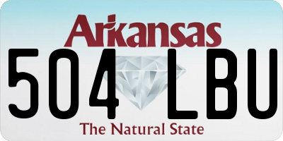 AR license plate 504LBU