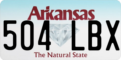 AR license plate 504LBX