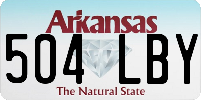 AR license plate 504LBY