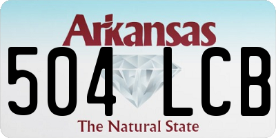 AR license plate 504LCB