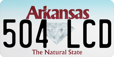 AR license plate 504LCD