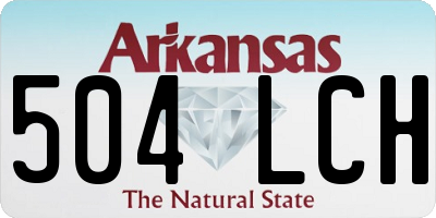 AR license plate 504LCH