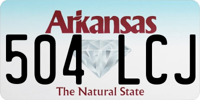 AR license plate 504LCJ