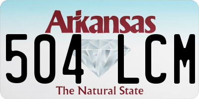 AR license plate 504LCM