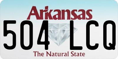 AR license plate 504LCQ