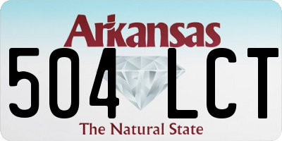 AR license plate 504LCT