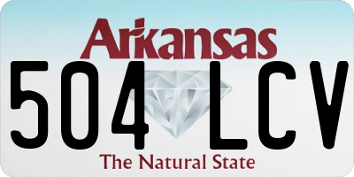 AR license plate 504LCV