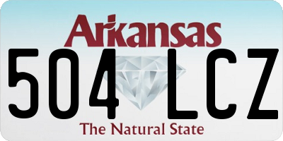 AR license plate 504LCZ