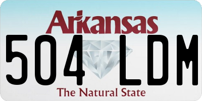 AR license plate 504LDM