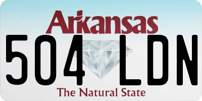 AR license plate 504LDN