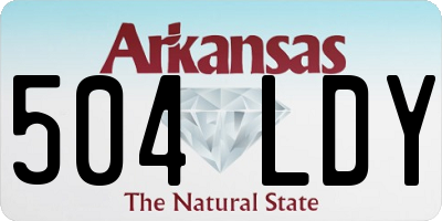 AR license plate 504LDY