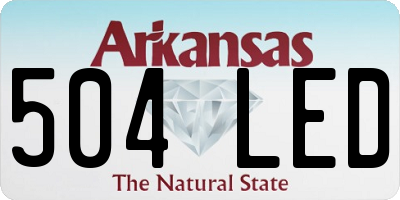 AR license plate 504LED