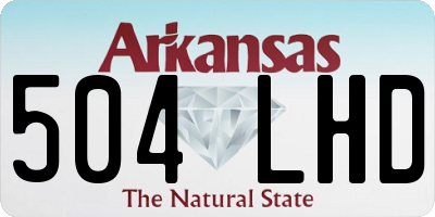 AR license plate 504LHD