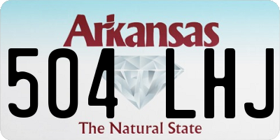 AR license plate 504LHJ