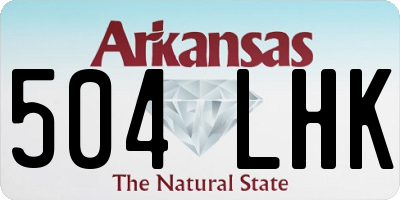 AR license plate 504LHK