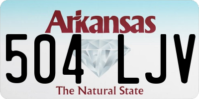AR license plate 504LJV