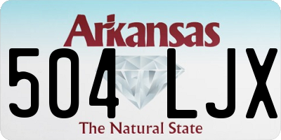 AR license plate 504LJX