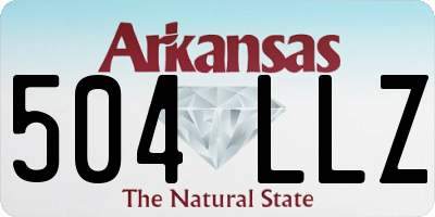 AR license plate 504LLZ