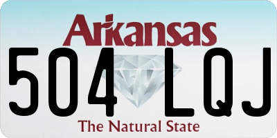 AR license plate 504LQJ