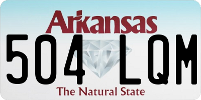 AR license plate 504LQM